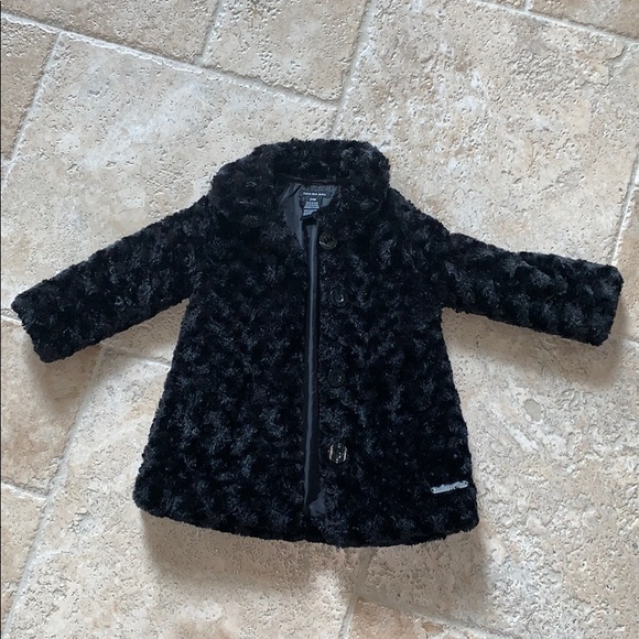 faux fur coat size 24